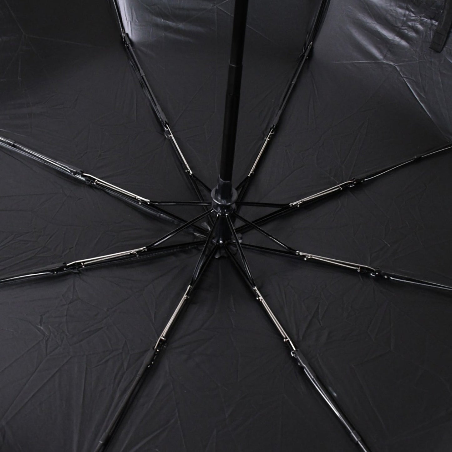 2 Fold Manual Umbrella – Wind, Sun & Rainproof with Steel Shaft & Wrist Strap