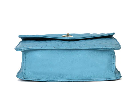 Flint Leather Quilted Crossbody Bag For Women - ( LB-890 )