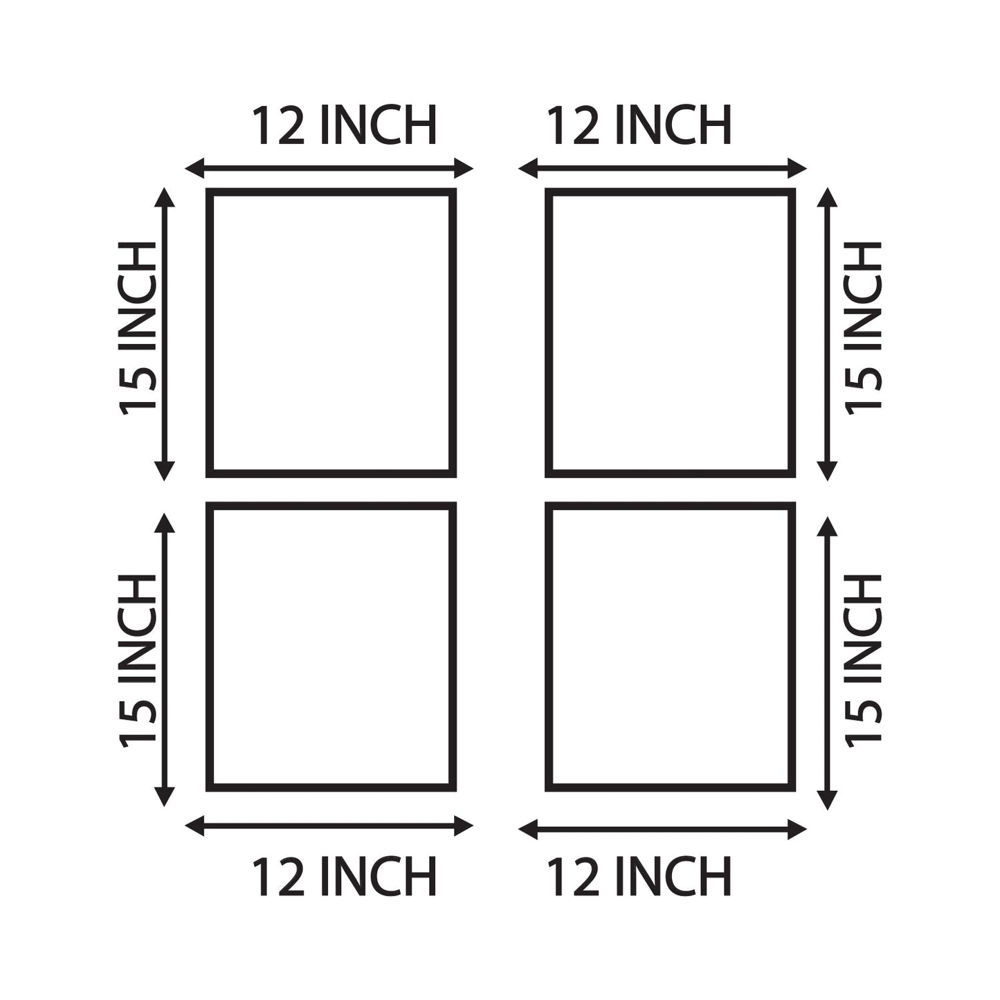 Daily Routine with Beautiful Motivation Set of 4 Wall Frames