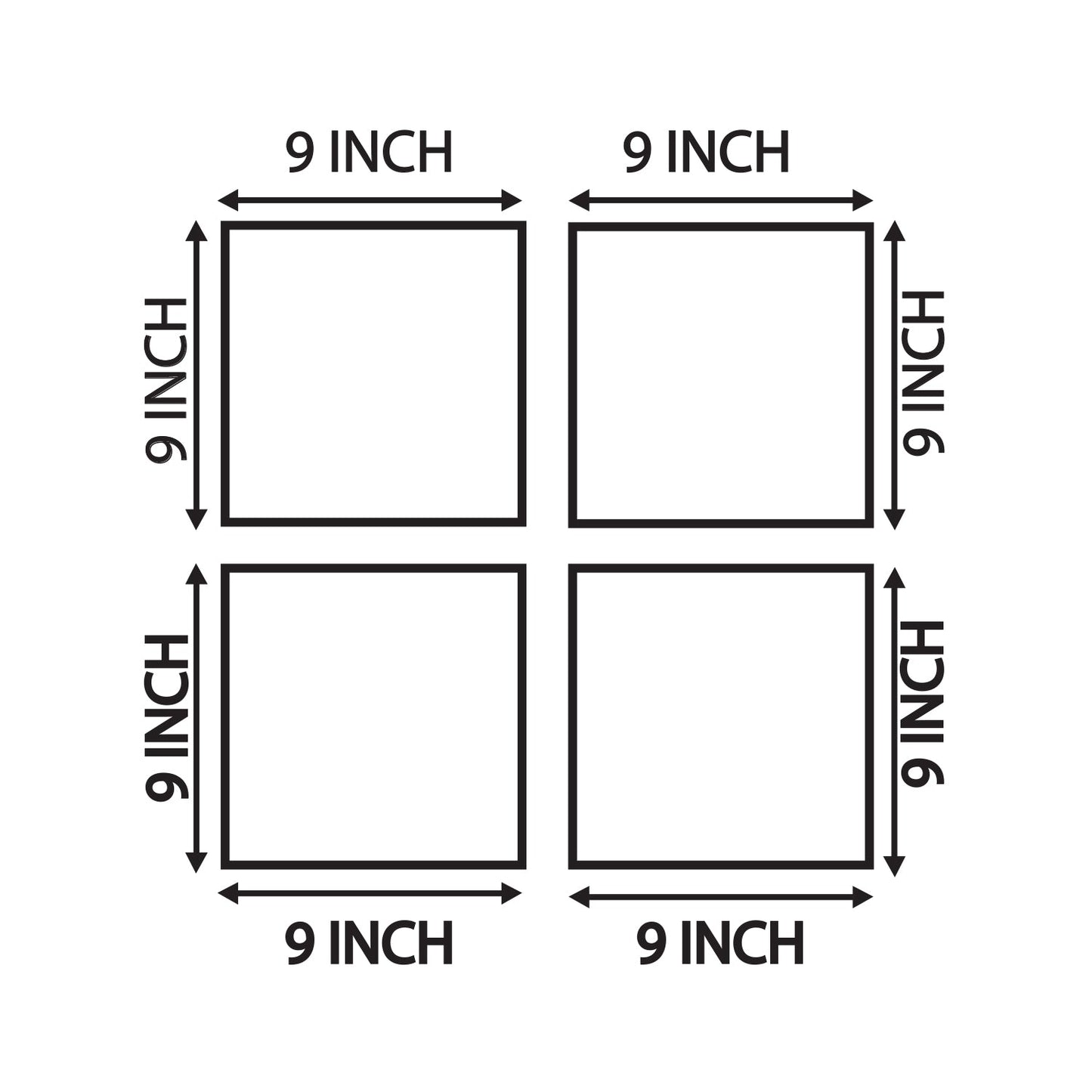 Hard Work with Success Super Premium Set 4 Frames