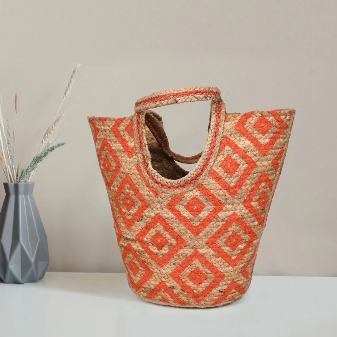 Eco Luxe Tote Organic Jute Tote Bag - LB860A