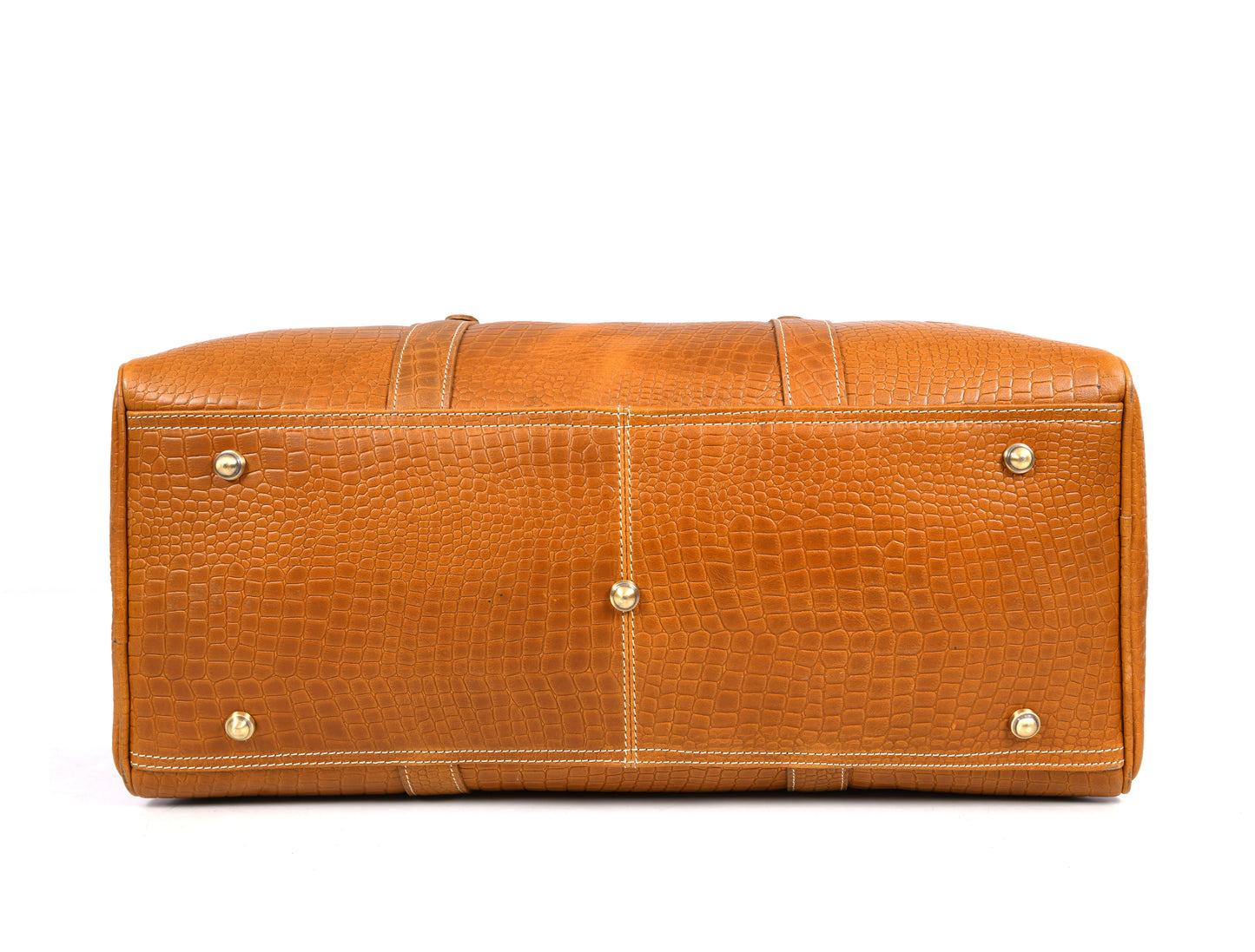 Taranto Leather Weekender Bag - Sulfur Tan