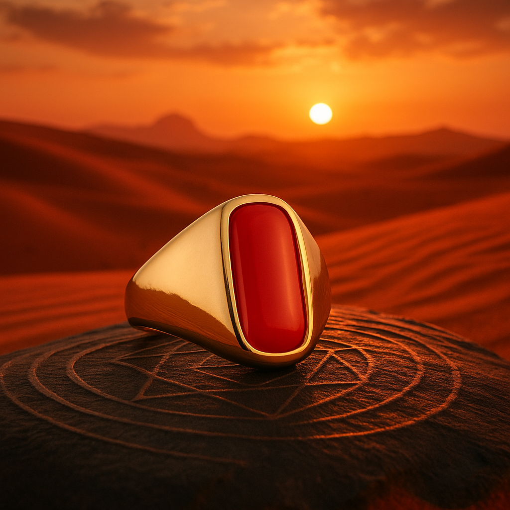 Red Coral (Moonga) Panchdhatu Ring | Lab Certified | Adjustable