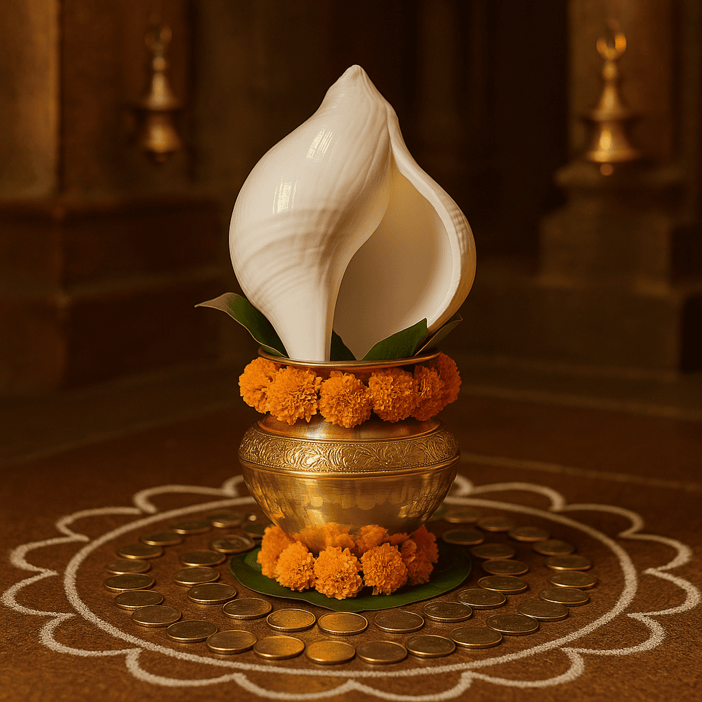Dakshinavarti Shankh | Symbol of Prosperity & Auspiciousness