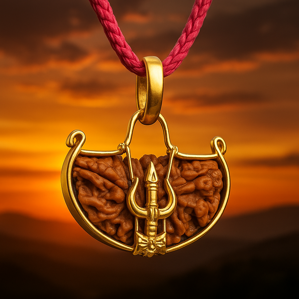 Ek Mukhi Rudraksha (Trishul Shape)
