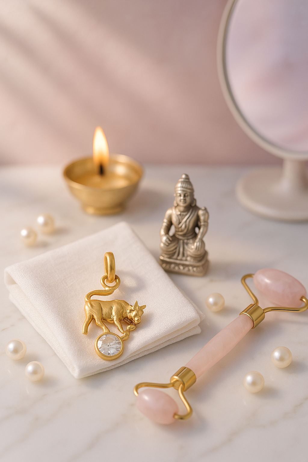 Zircon Panchdhatu Pendant – Venus Planet Remedy | Lab Certified