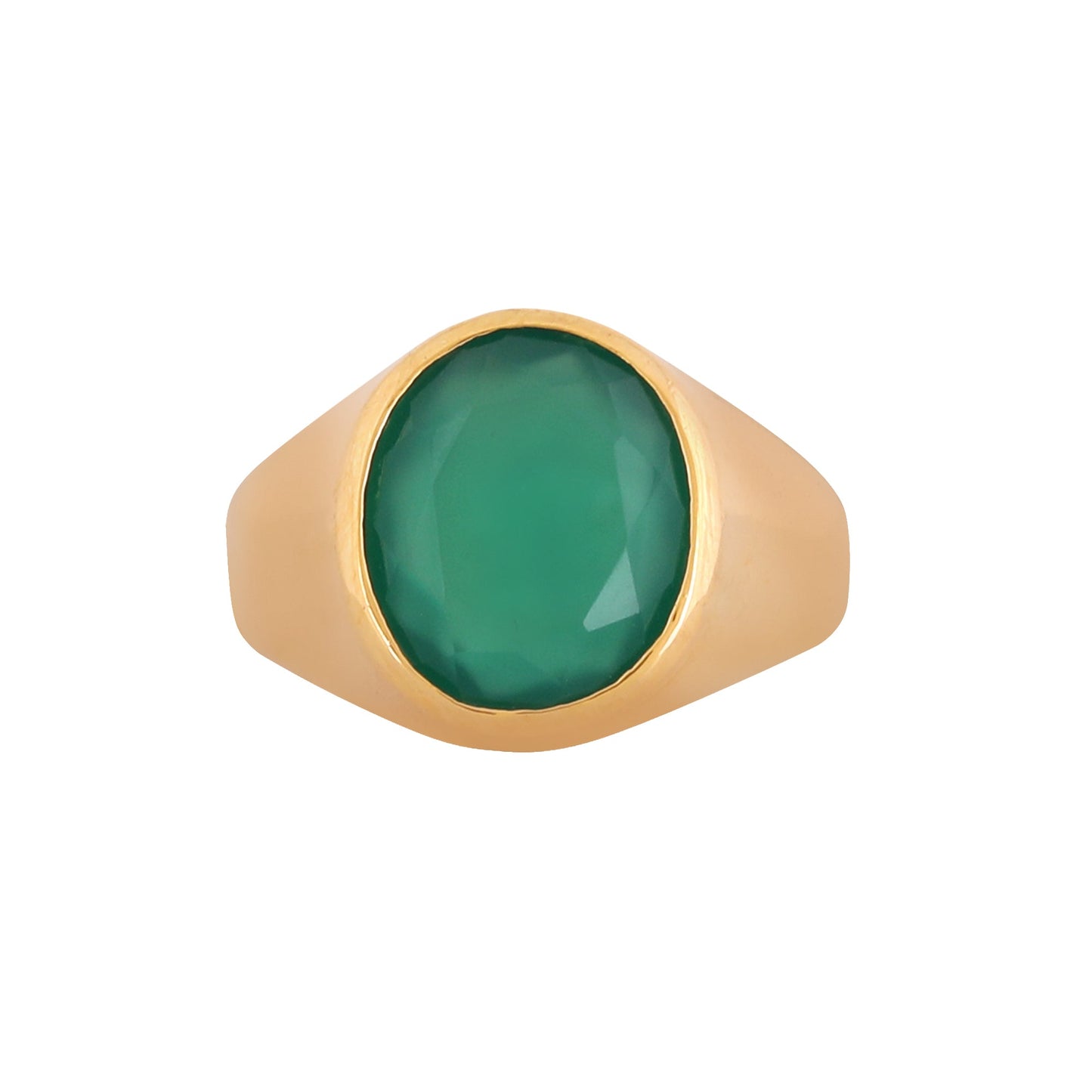 EMERALD PANNA Panchdhatu Ring Lab certified ADJUSTABLE RING