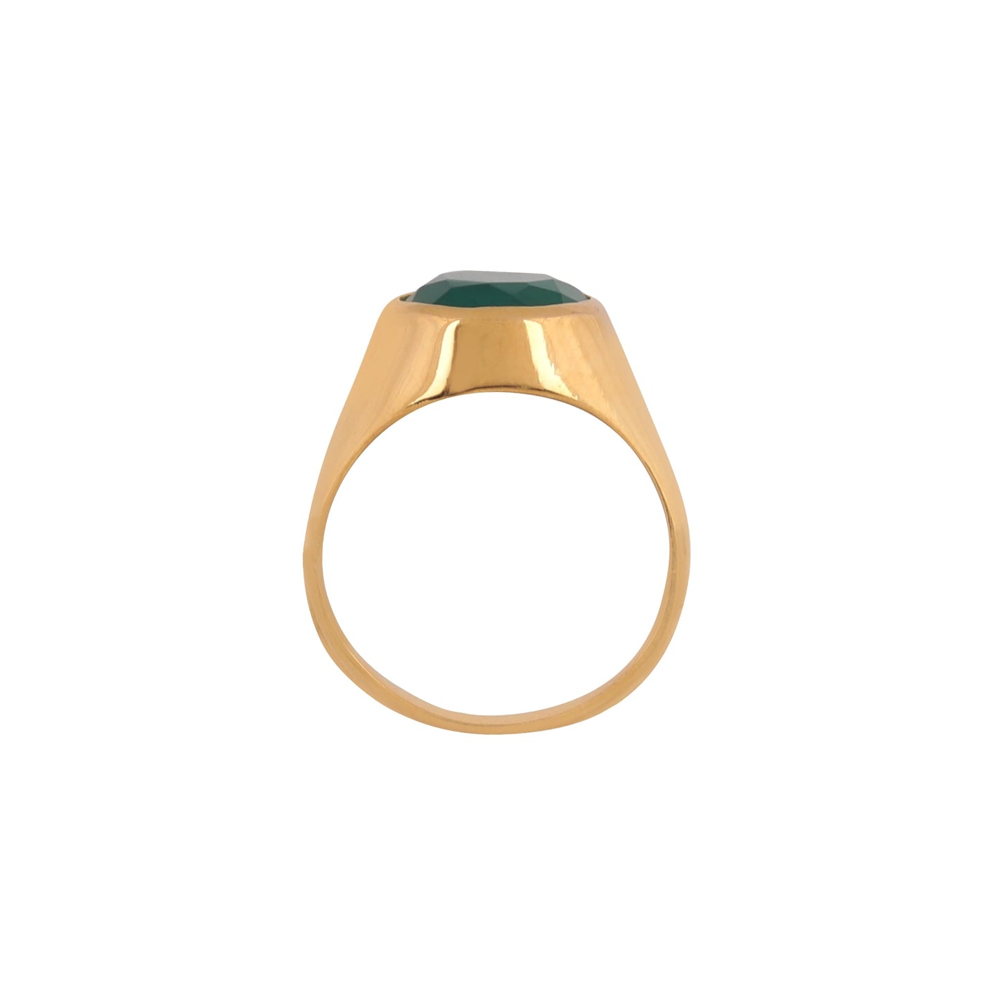 EMERALD PANNA Panchdhatu Ring Lab certified ADJUSTABLE RING