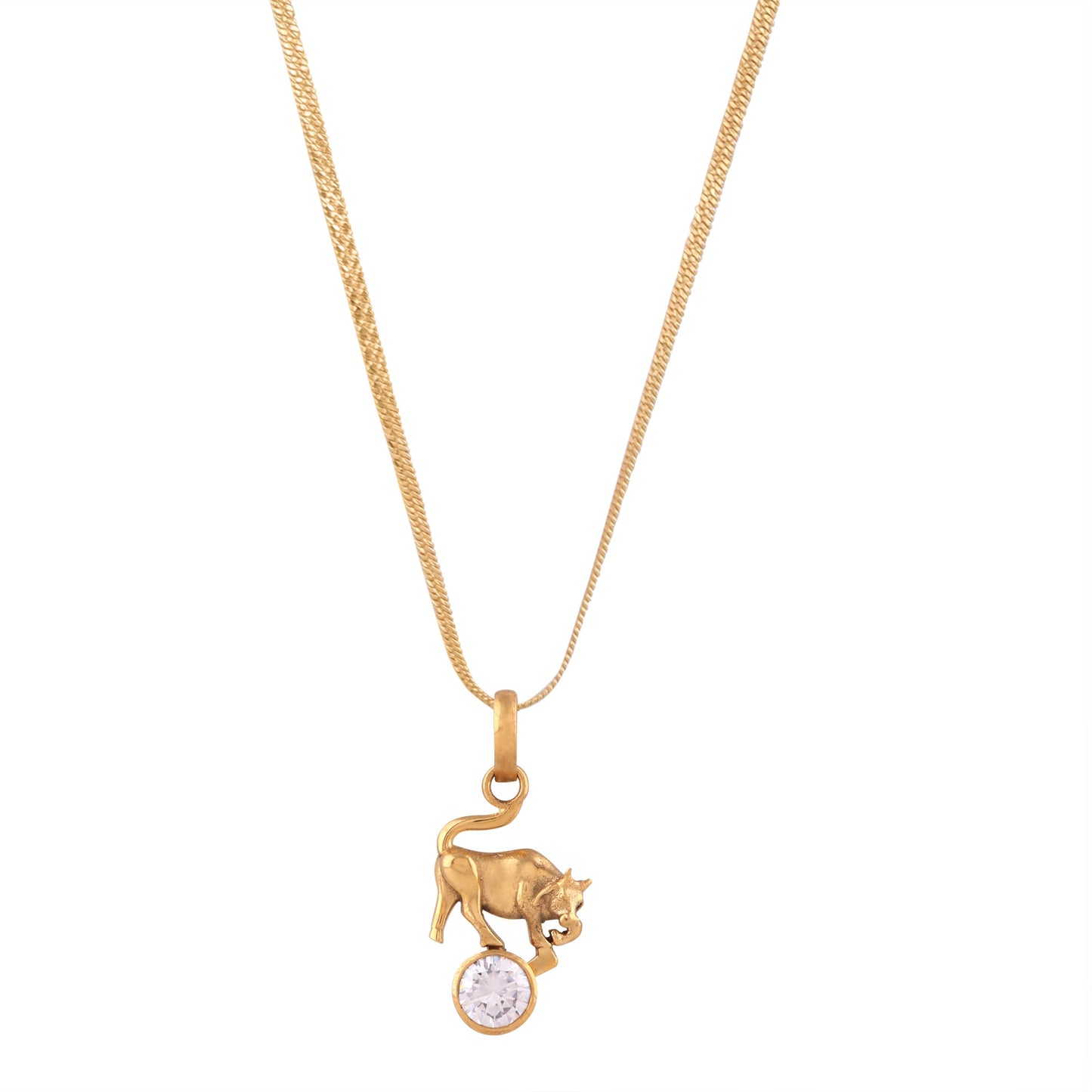 Zircon/Pendant Panchdhatu with chain Natural Gemstone Lab Certified for Men and Women