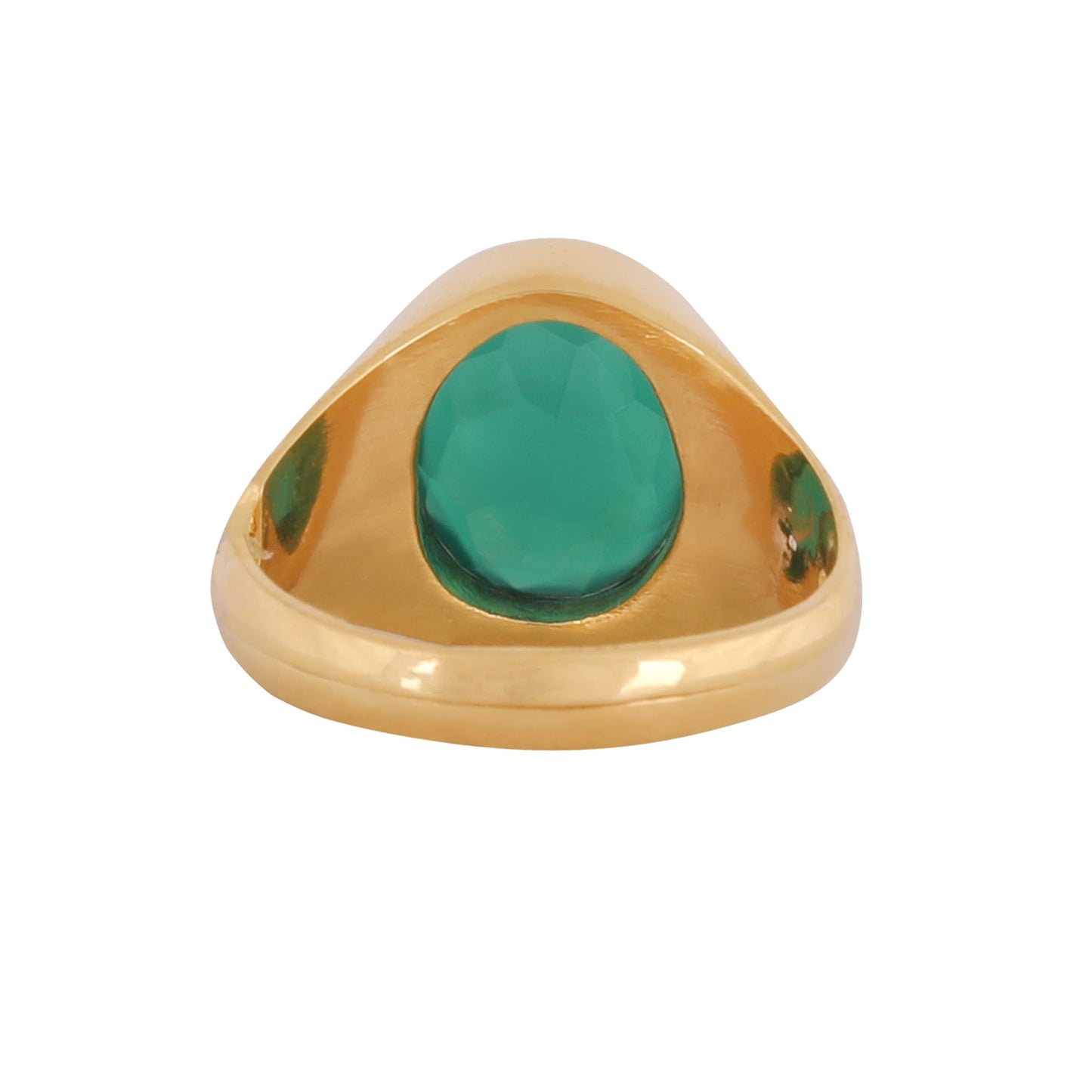 EMERALD PANNA Panchdhatu Ring Lab certified ADJUSTABLE RING
