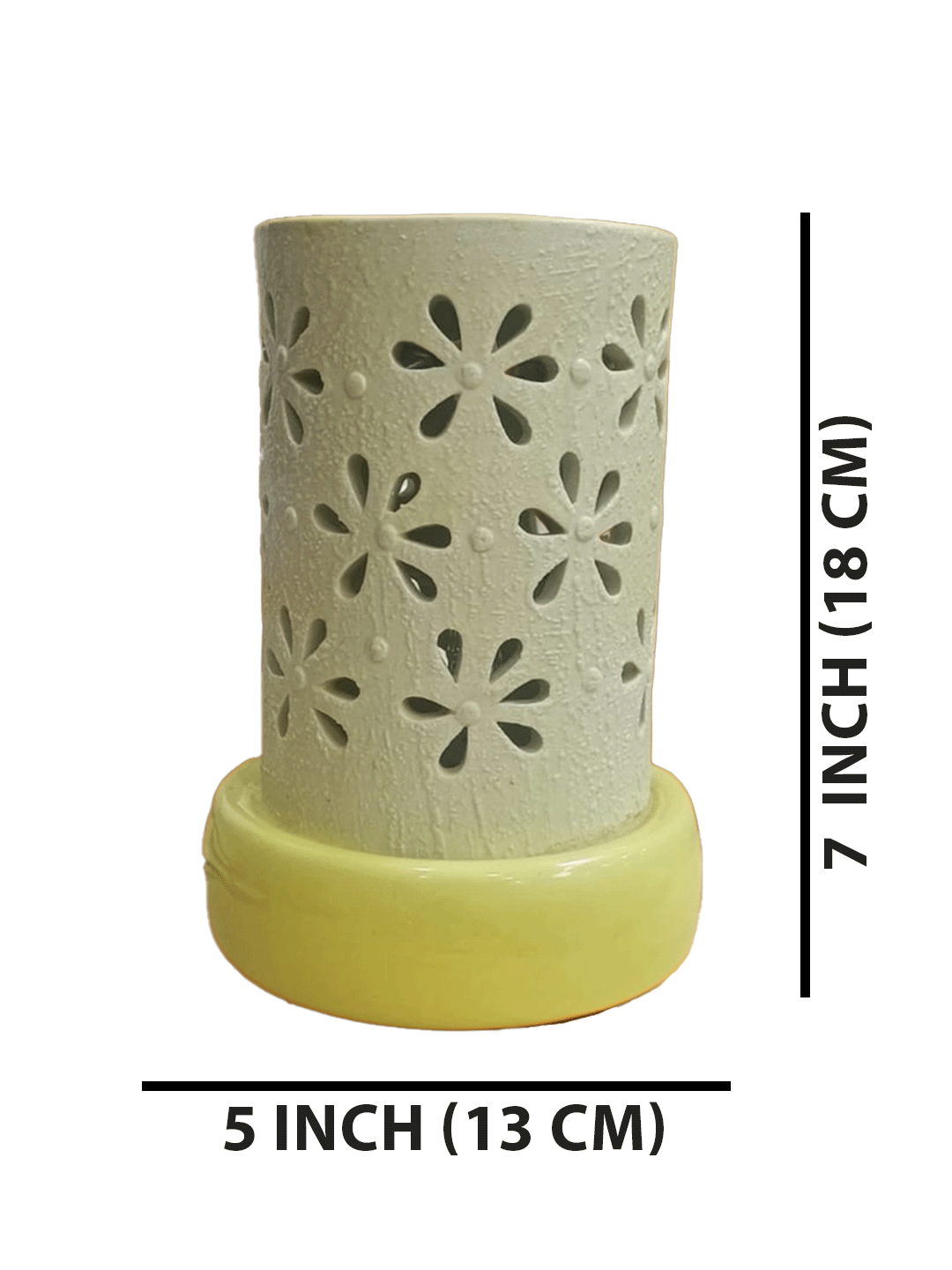 Electric Ceramic Diffuser With Aroma Oil -Cylinder