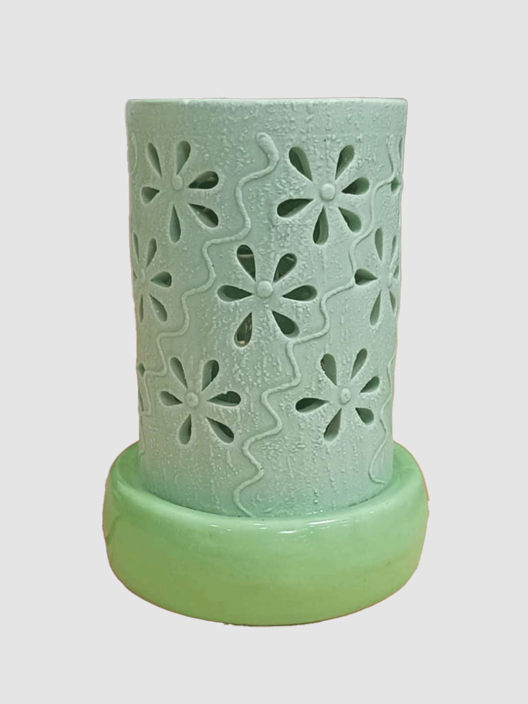Electric Ceramic Diffuser With Aroma Oil -Cylinder