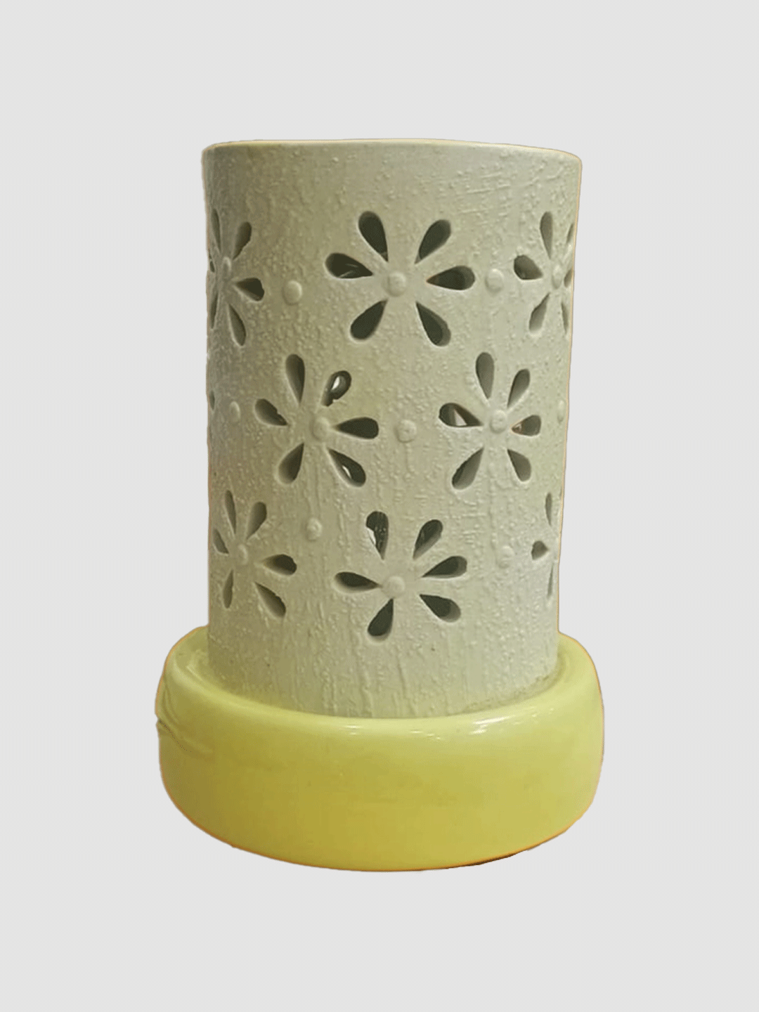 Electric Ceramic Diffuser With Aroma Oil -Cylinder