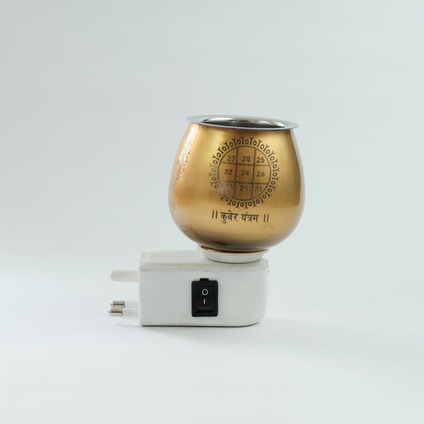 Kuber Yantra Aroma Burner Set (Electric Burner)- with four different fragrant oil (5ml)