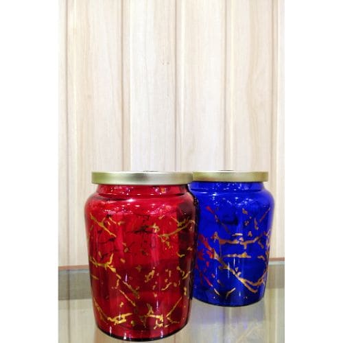 Decorative Storage Jar- Set of 2 (600 ml)