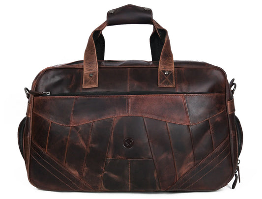 Brooks Leather Duffle Bag - Sienna (Upcycled Leather Collection)