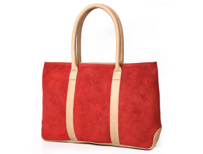 Leather Suede Tote Bags ( LB-61 )