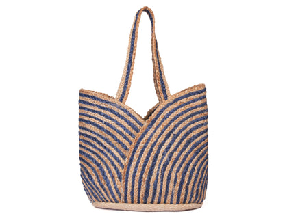 Nature's Carryall Recycled Jute Tote Bag Organic Multicolor | LB-666