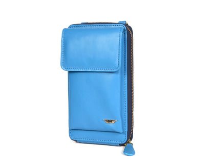 Premium Blue Leather Bag