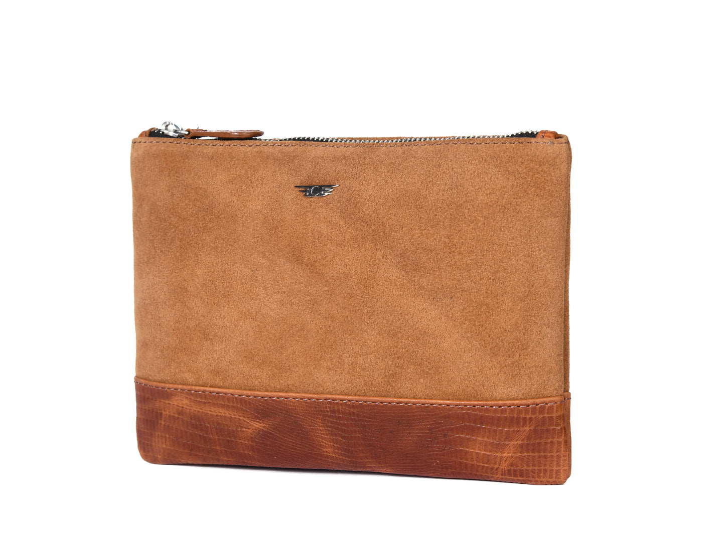 Starlit Leather Suede Pouch - LC-149