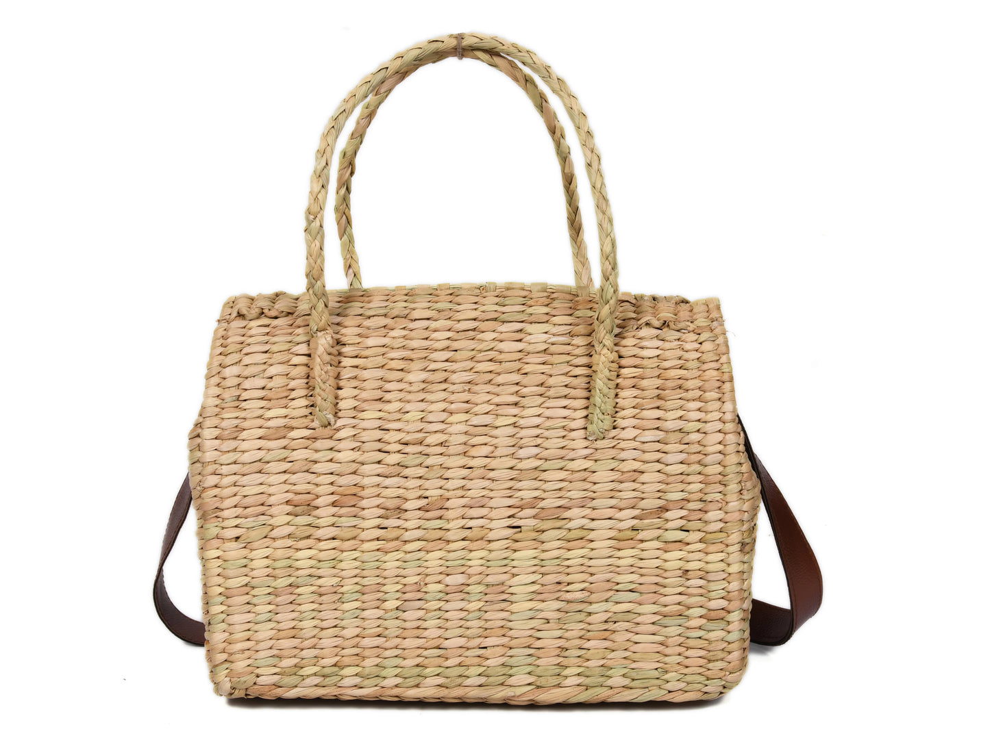 Nature Nest Shopper Handwoven Embroidered Handbag