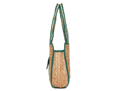 Urban Eco Jute Tote Bags - Turquoise