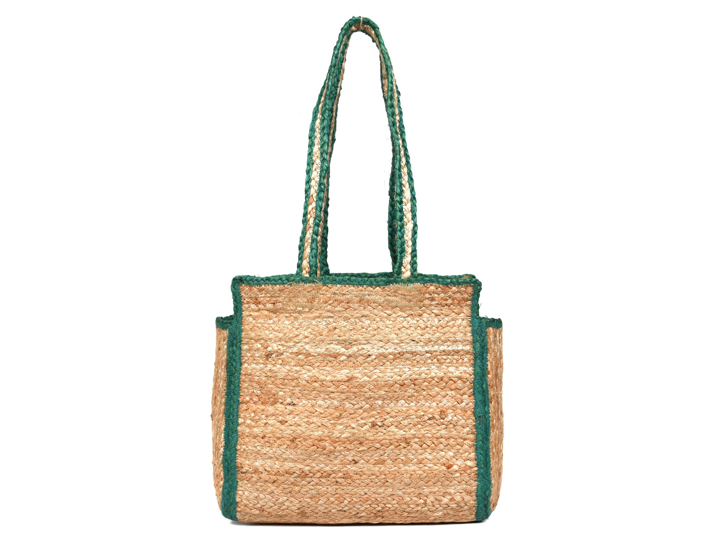 Urban Eco Jute Tote Bags - Turquoise