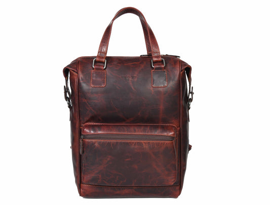 Loom Leather Backpack - ( BP-276 )