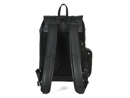 Blackboro Leather Backpack - Black