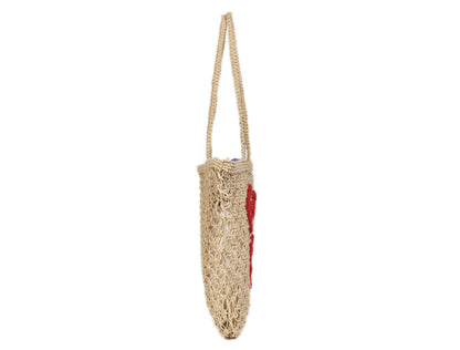 Woven Jute Tote Bag - Ciao Bella