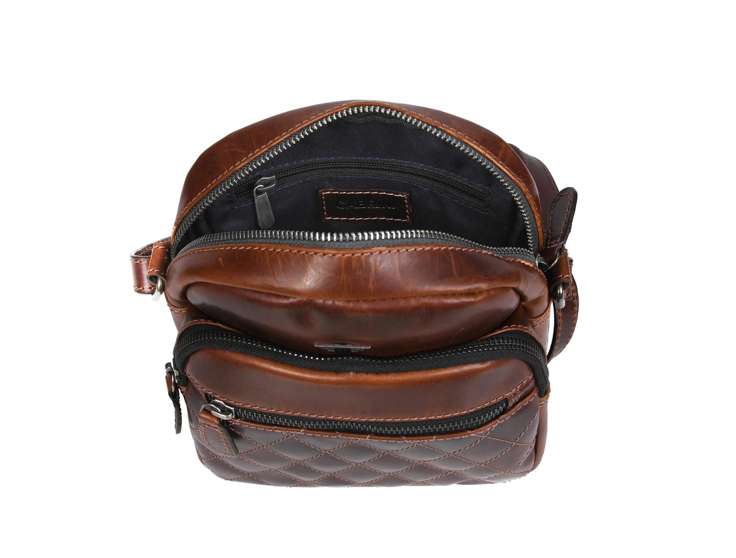 LEATHER MESSENGER BAG