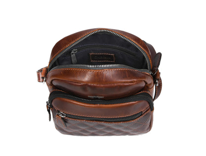 LEATHER MESSENGER BAG