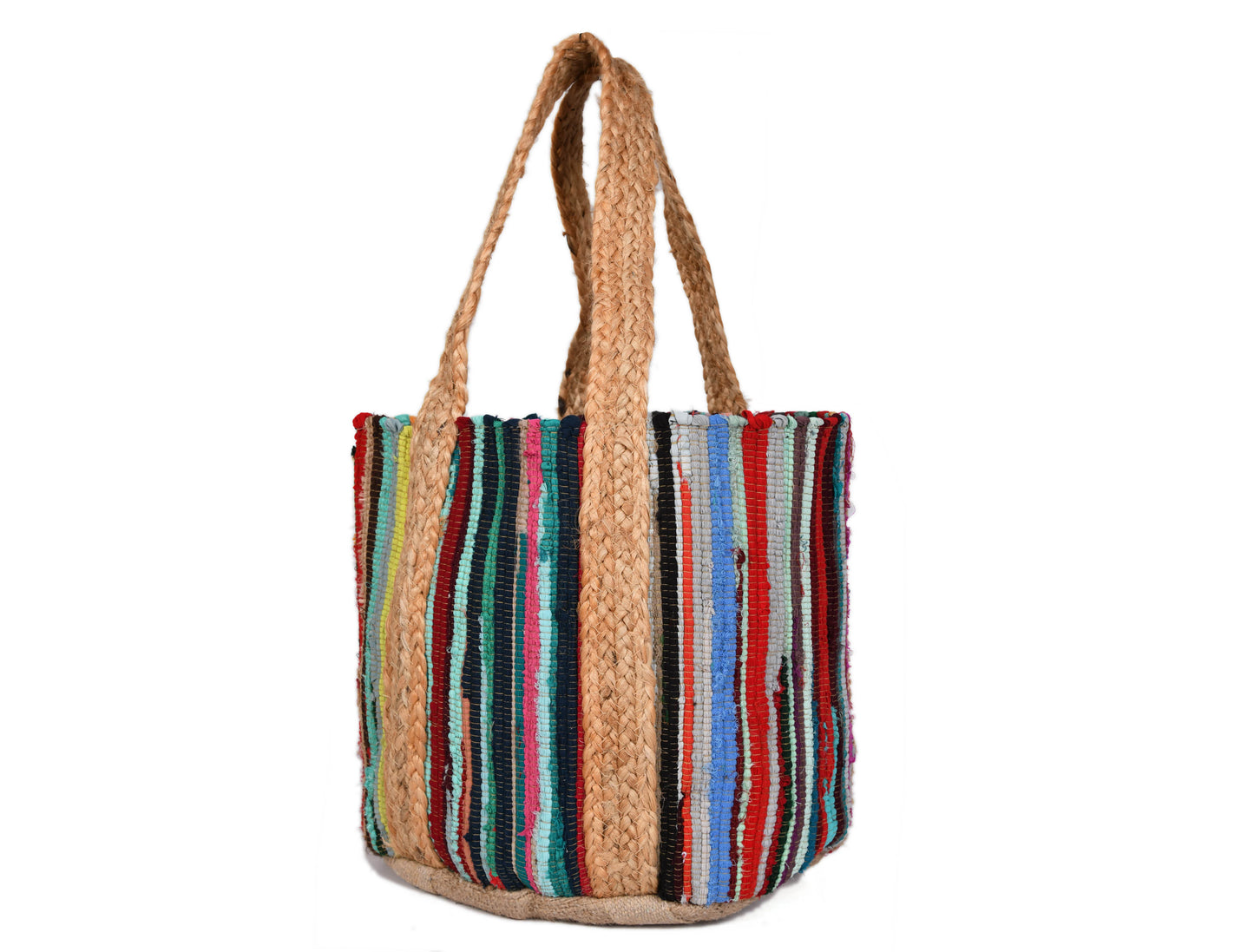 Midnight Waves Jute Tote Bag- LB901B