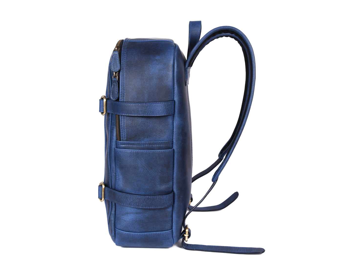 Arizona Leather Backpack - Royal Blue