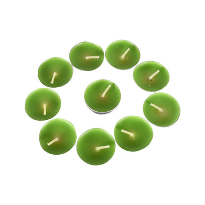 8-9 Hour Unscented Smokeless Candles – For Diwali, Christmas, Weddings, Parties & Mood Dinners, Diwali (10 Pc)