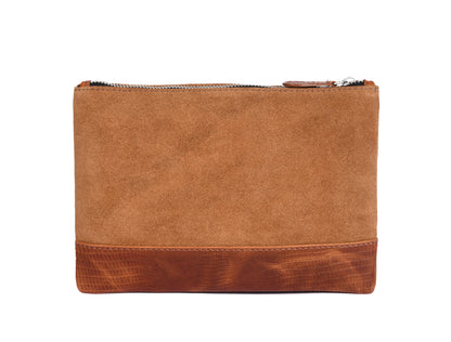 Starlit Leather Suede Pouch - LC-149