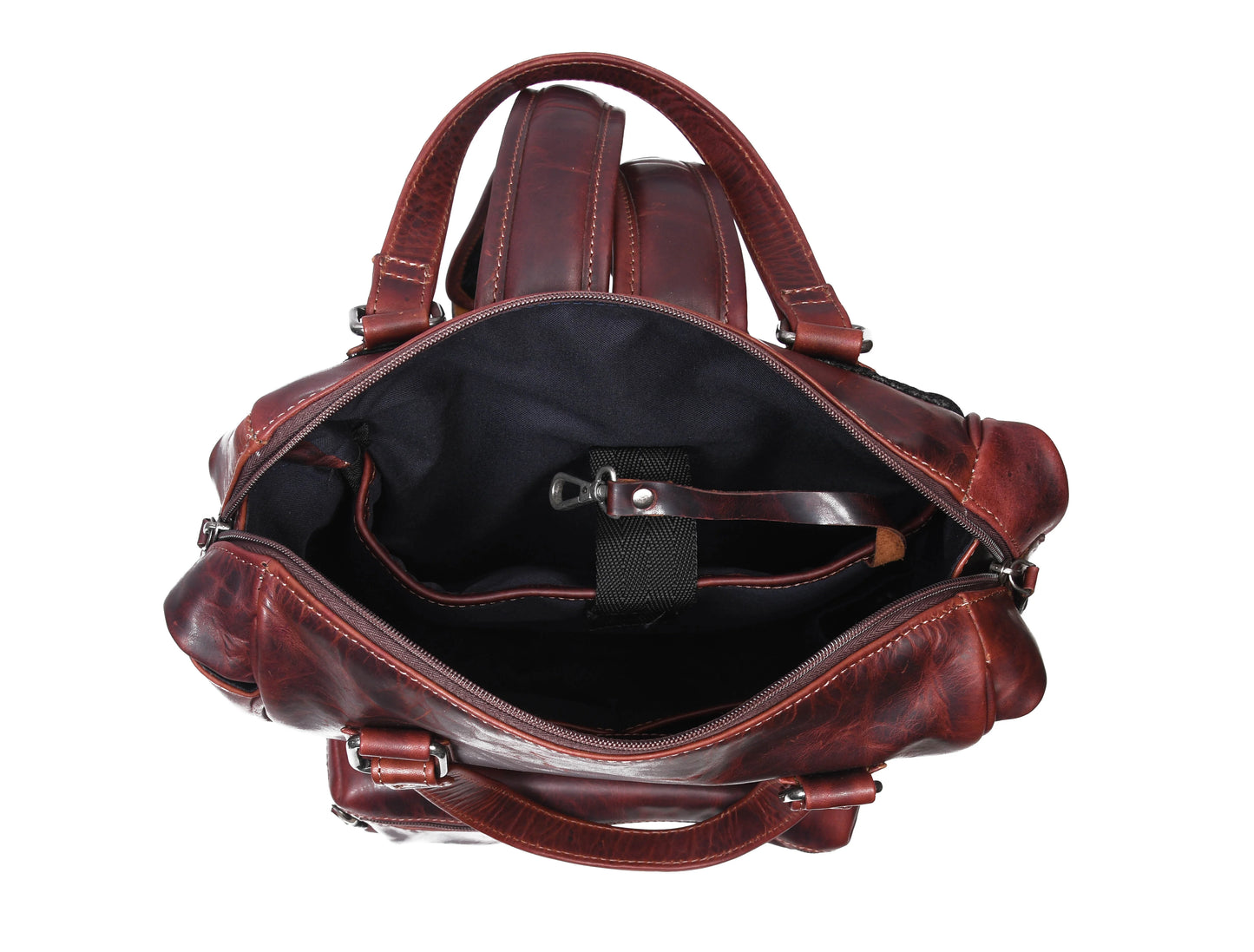 Loom Leather Backpack - ( BP-276 )