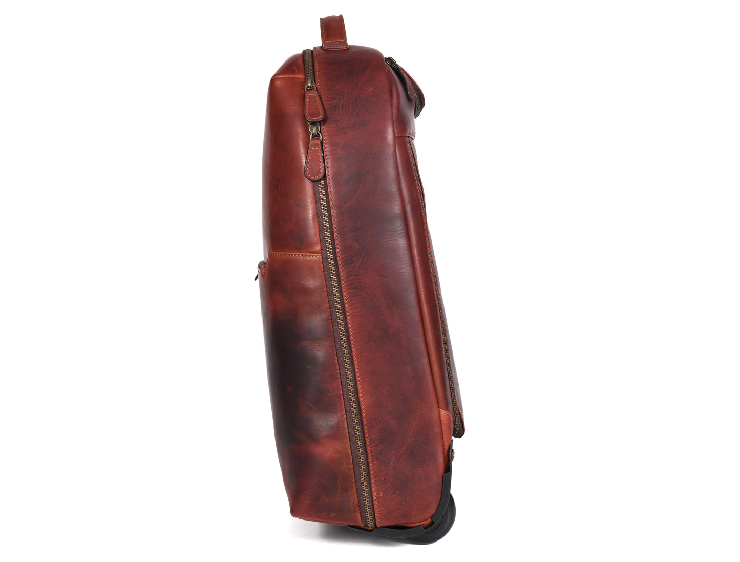 Leather Trolley Backpack