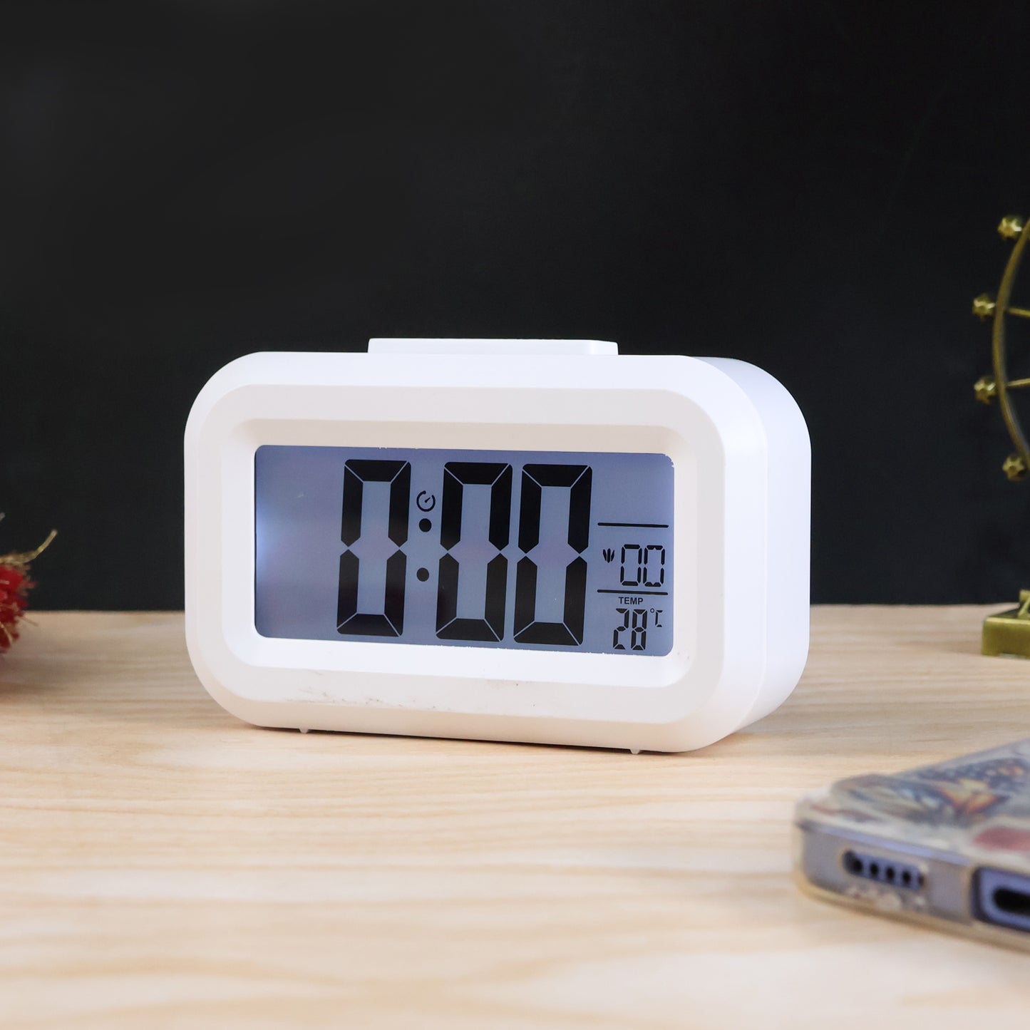 Modern Digital Led Alarm Mini Clock (1 Pc)