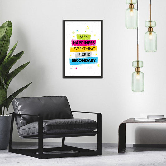 Motivational Thoughts Single Wall Hanging