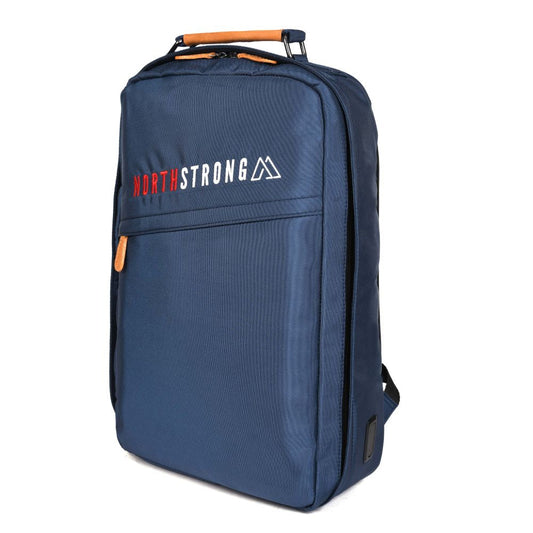 North Strong Pickleball Backpack USB Charging Port Midnight Blue Sandstone