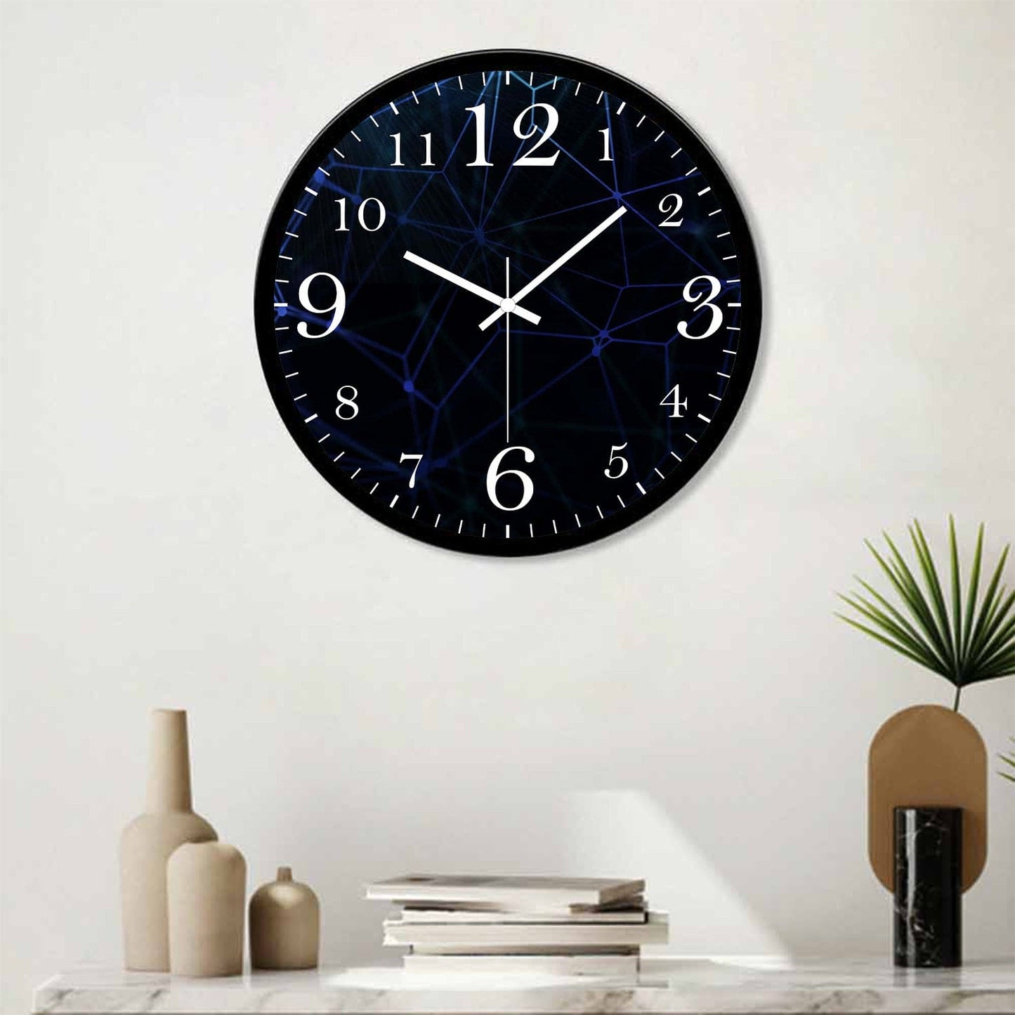 Abstract Pattern Shape Modern Wall Clock