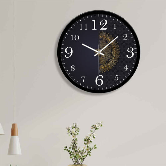 Beautiful Mandala Pattern Printed Designer Wall Clock