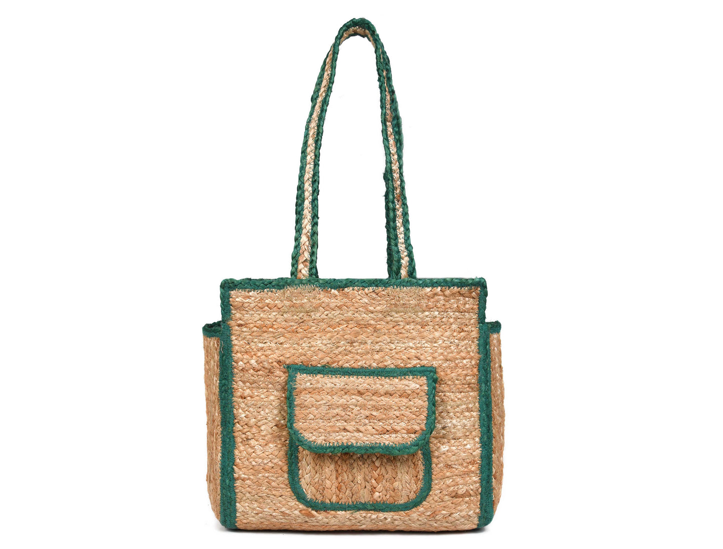 Urban Eco Jute Tote Bags - Turquoise