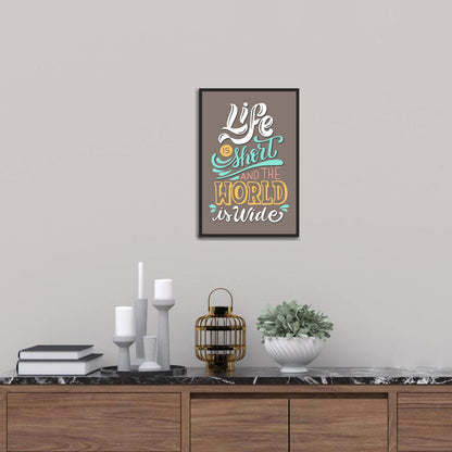 Beautiful Thoughts with Premium Single  Wall Hanging