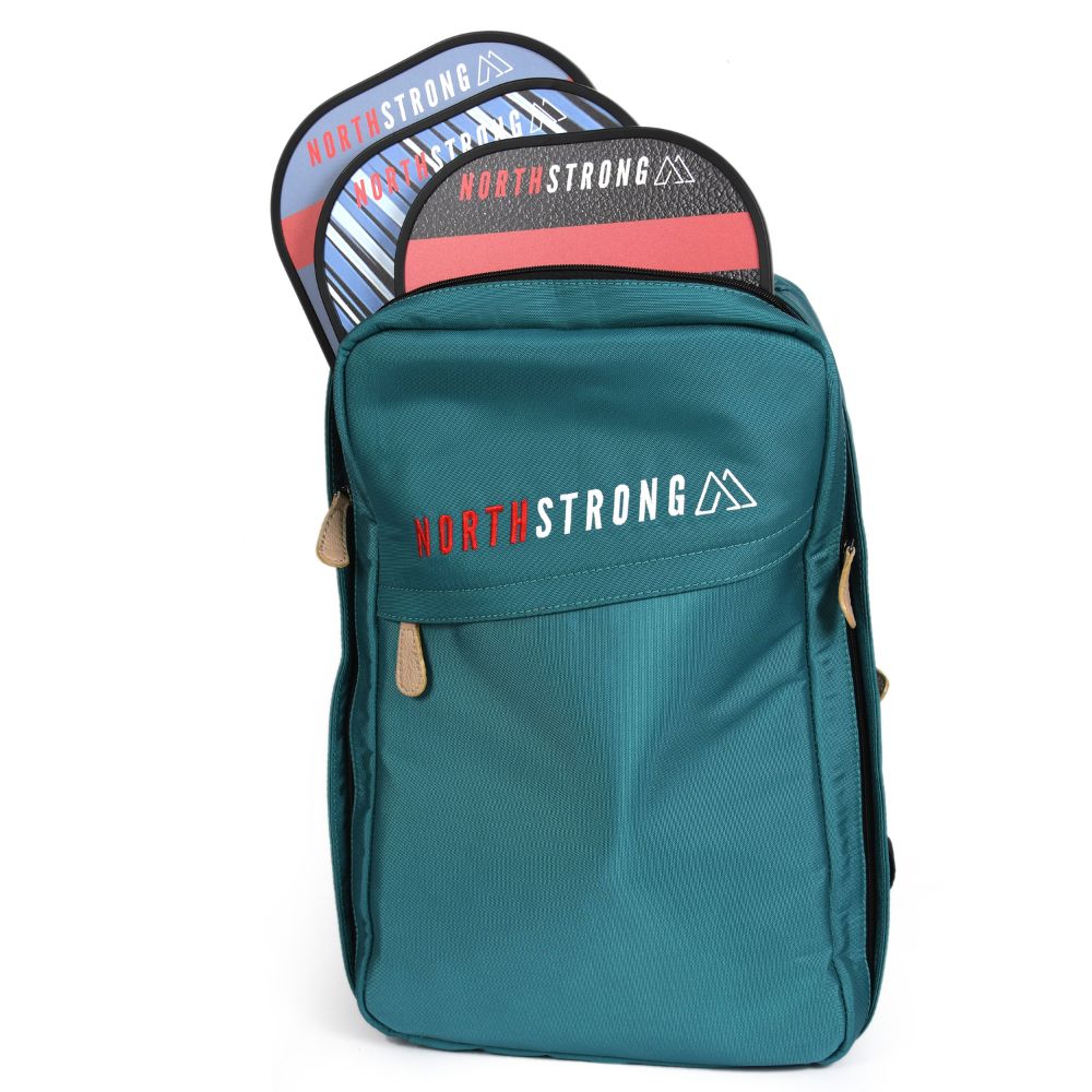 North Strong Pickleball Backpack USB Charging Port Ocean Breeze