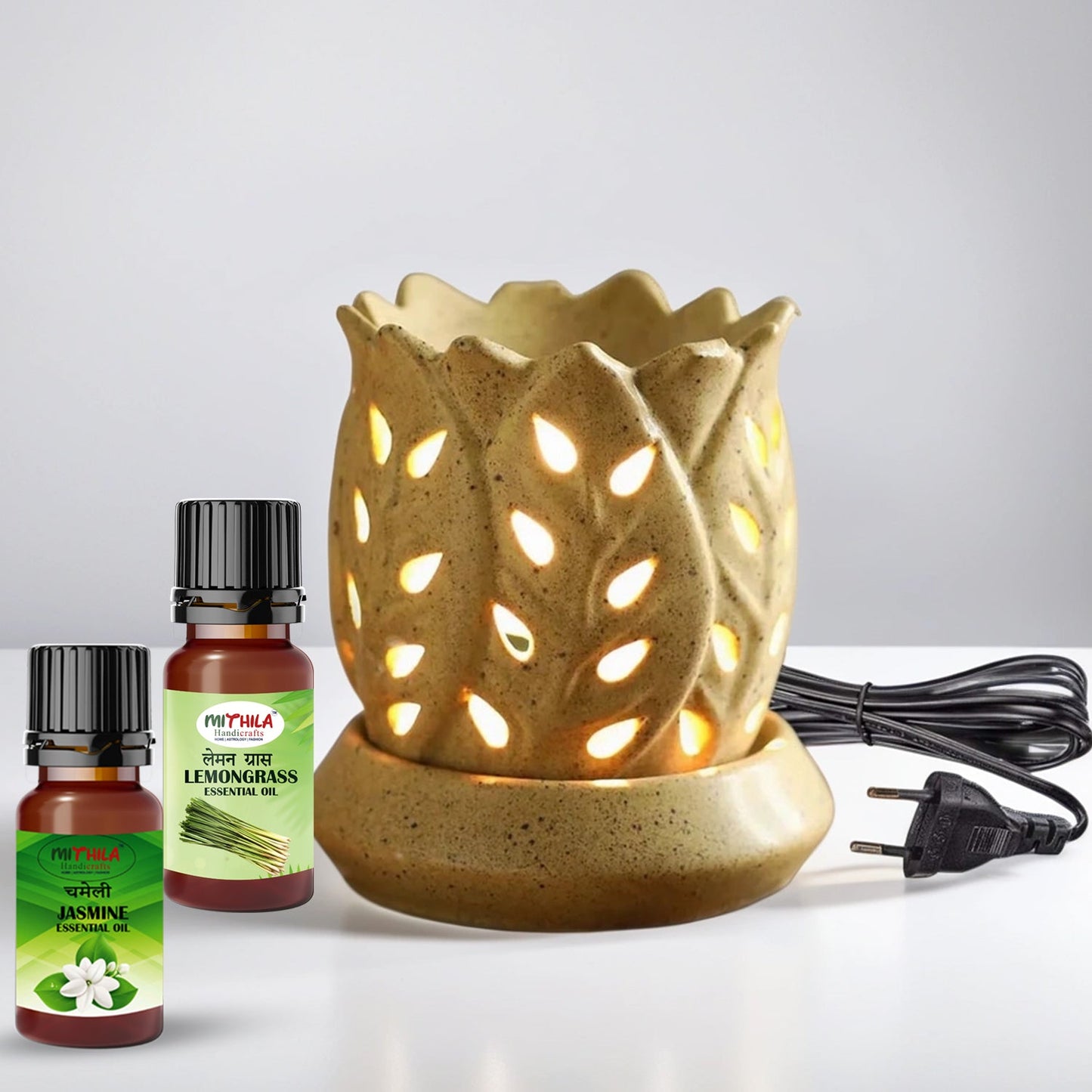 Electric Ceramic Crown Diffuser With Aroma Oil