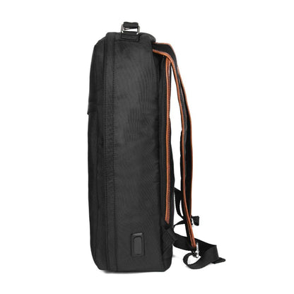 North Strong Pickleball Backpack USB Charging Port Raven Black Rich Mocha