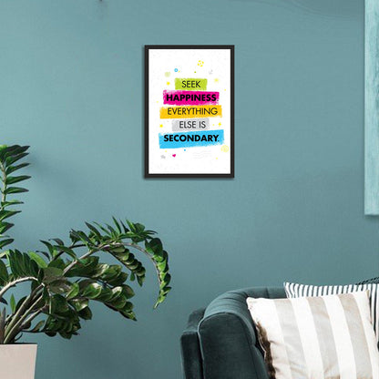 Motivational Thoughts Single Wall Hanging