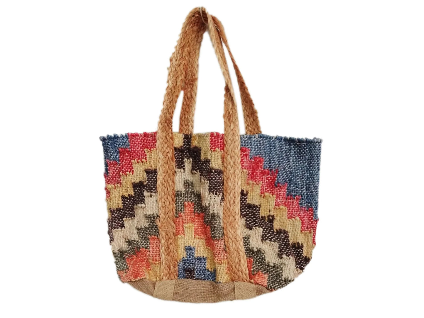 Wild Weave Jute Tote Bag